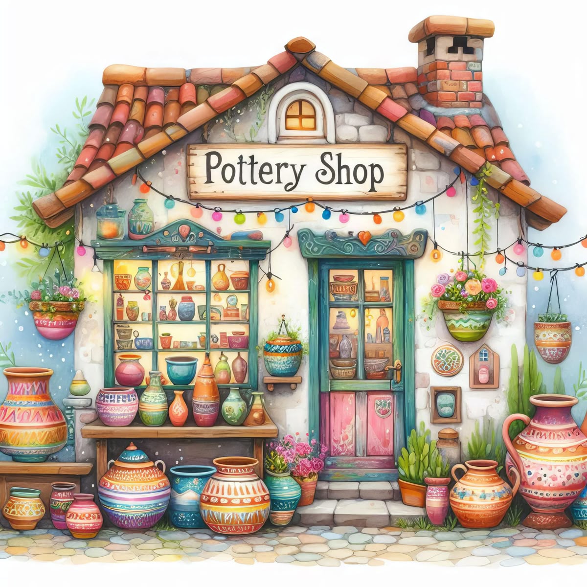 Paint by Numbers Kit Pottery Room