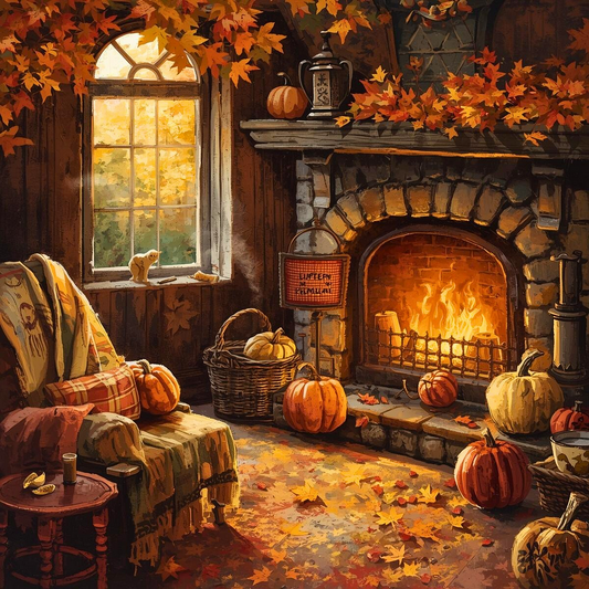 Paint by Numbers Kit Cozy Room