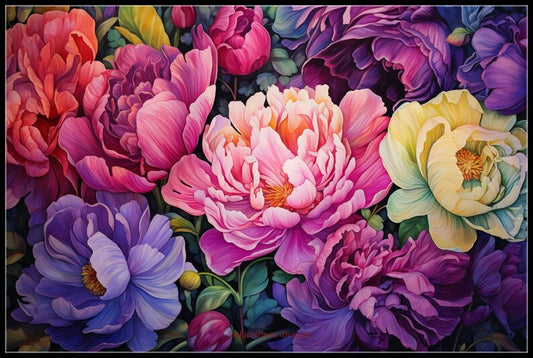 Paint by Numbers Kit Flowers