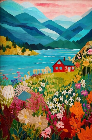 Paint by Numbers Kit Beautiful Scenery