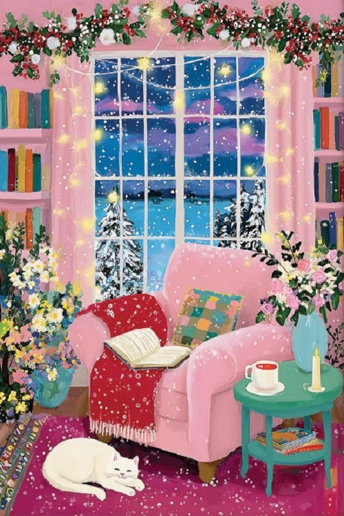 Paint by Numbers Kit Cozy Christmas Room