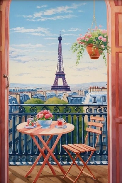 Paint by Numbers Kit Terrace View