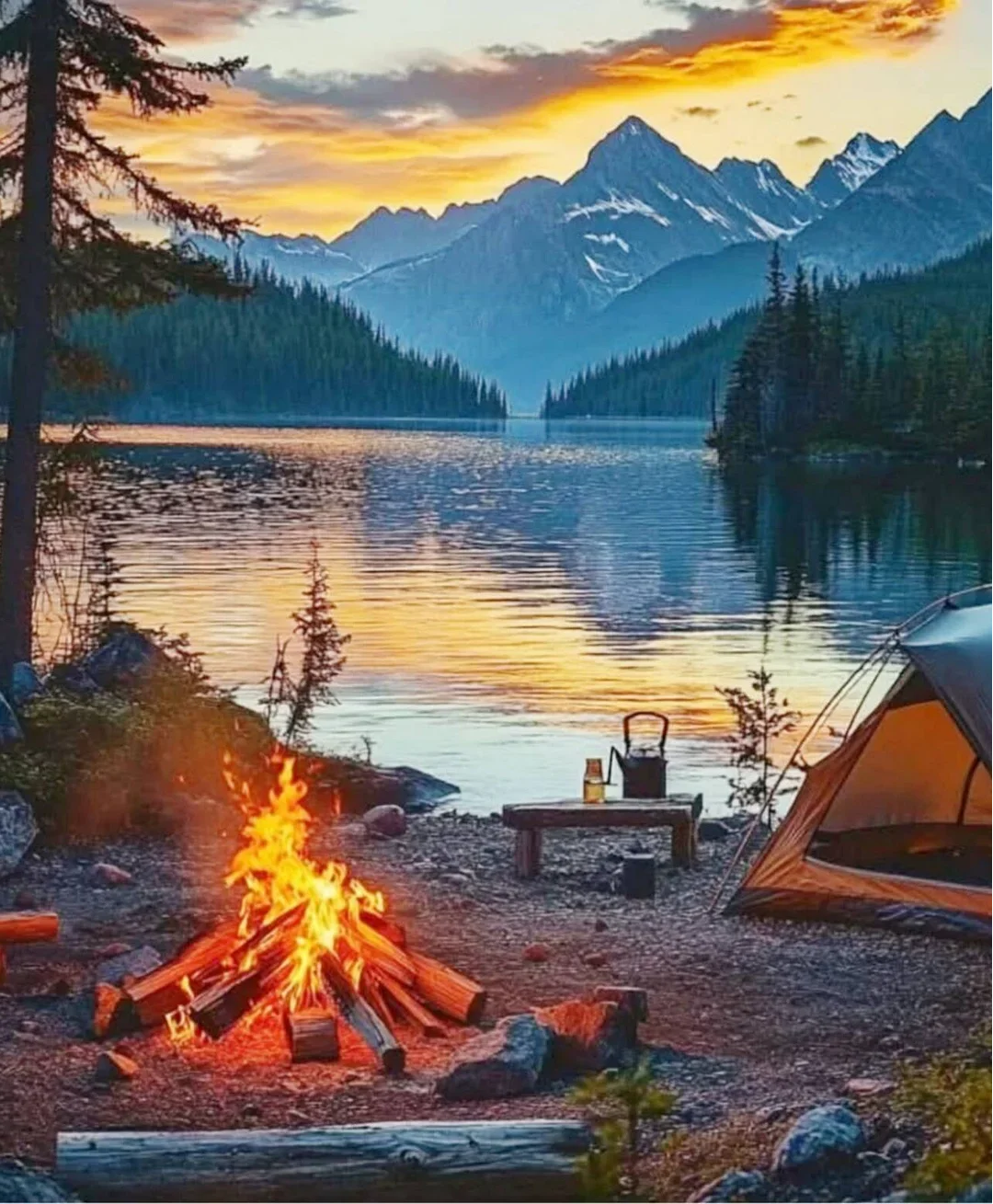 Paint by Numbers Kits Camping