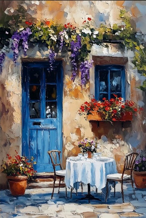 Paint by Numbers Kit Courtyard