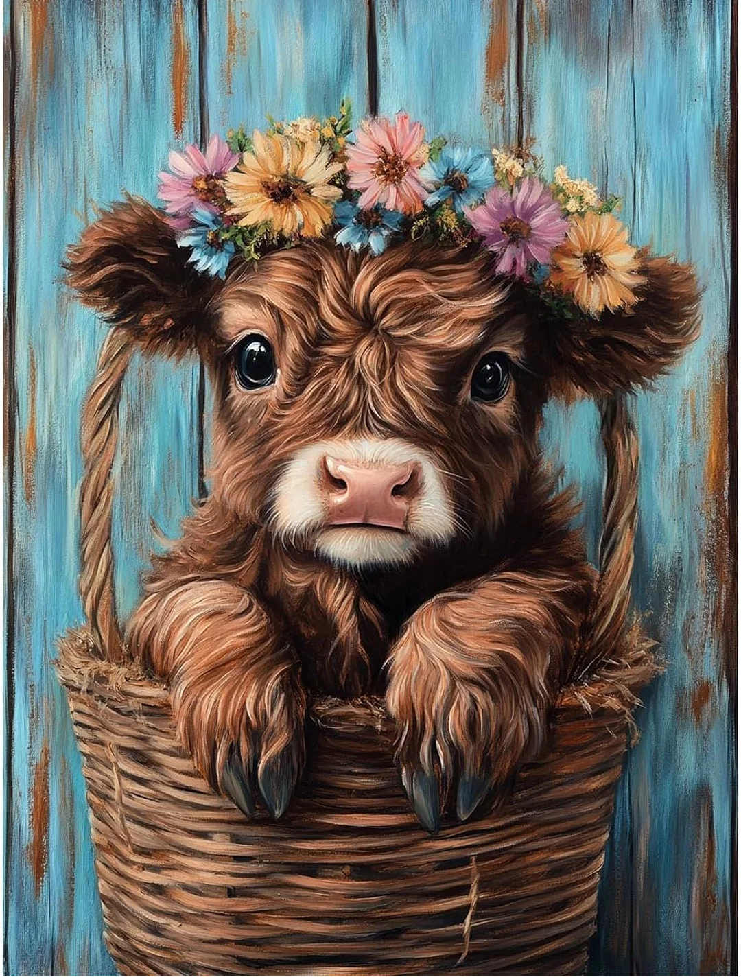 Paint by Numbers Kits Flowers Yak