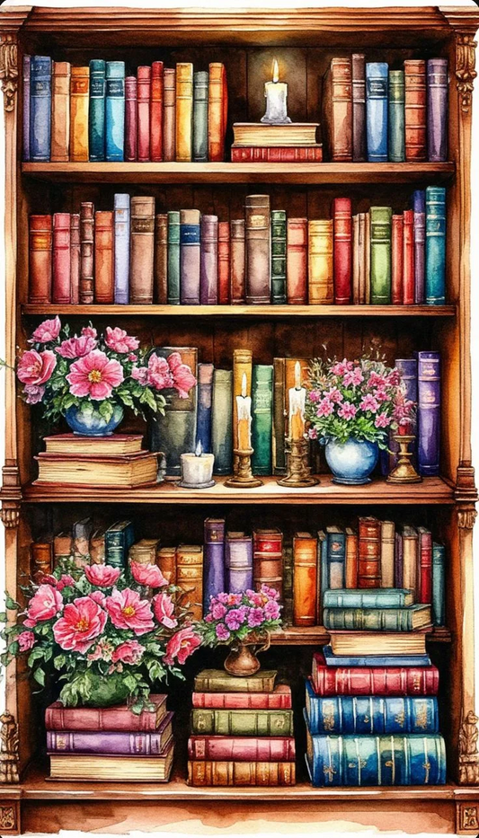 Paint by Numbers Kit Bookshelf