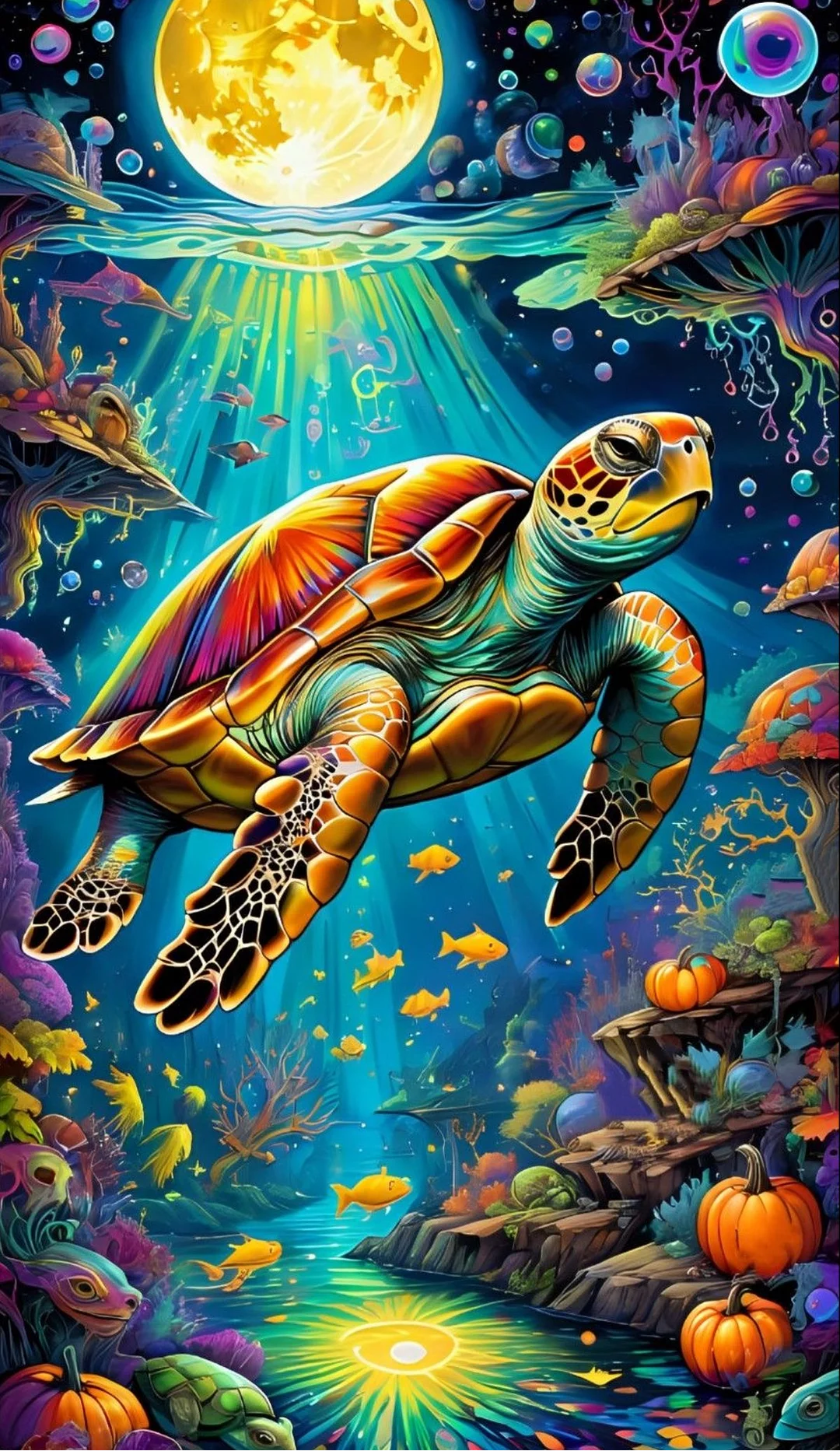 Paint by Numbers Kit Sea Turtle