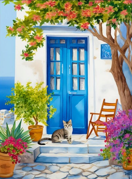 Paint by Numbers Kits Seaside House