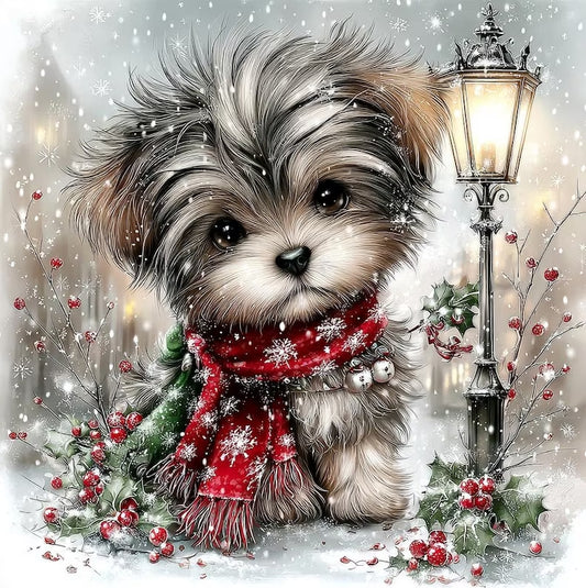 Paint by Numbers Kit Cute Puppy