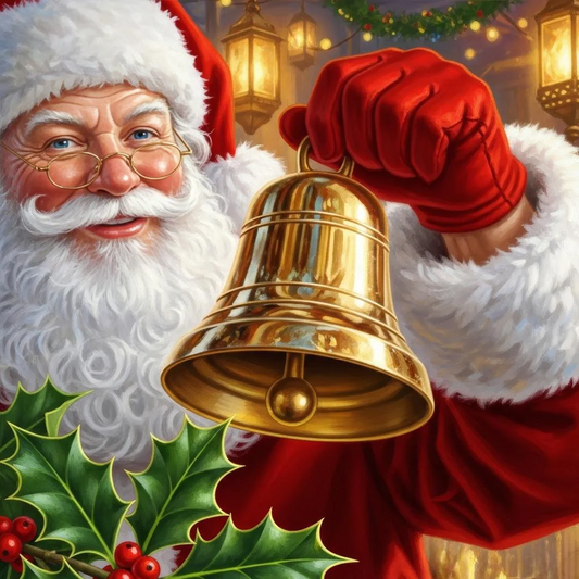Paint by Numbers Kit Santa Claus and Bells