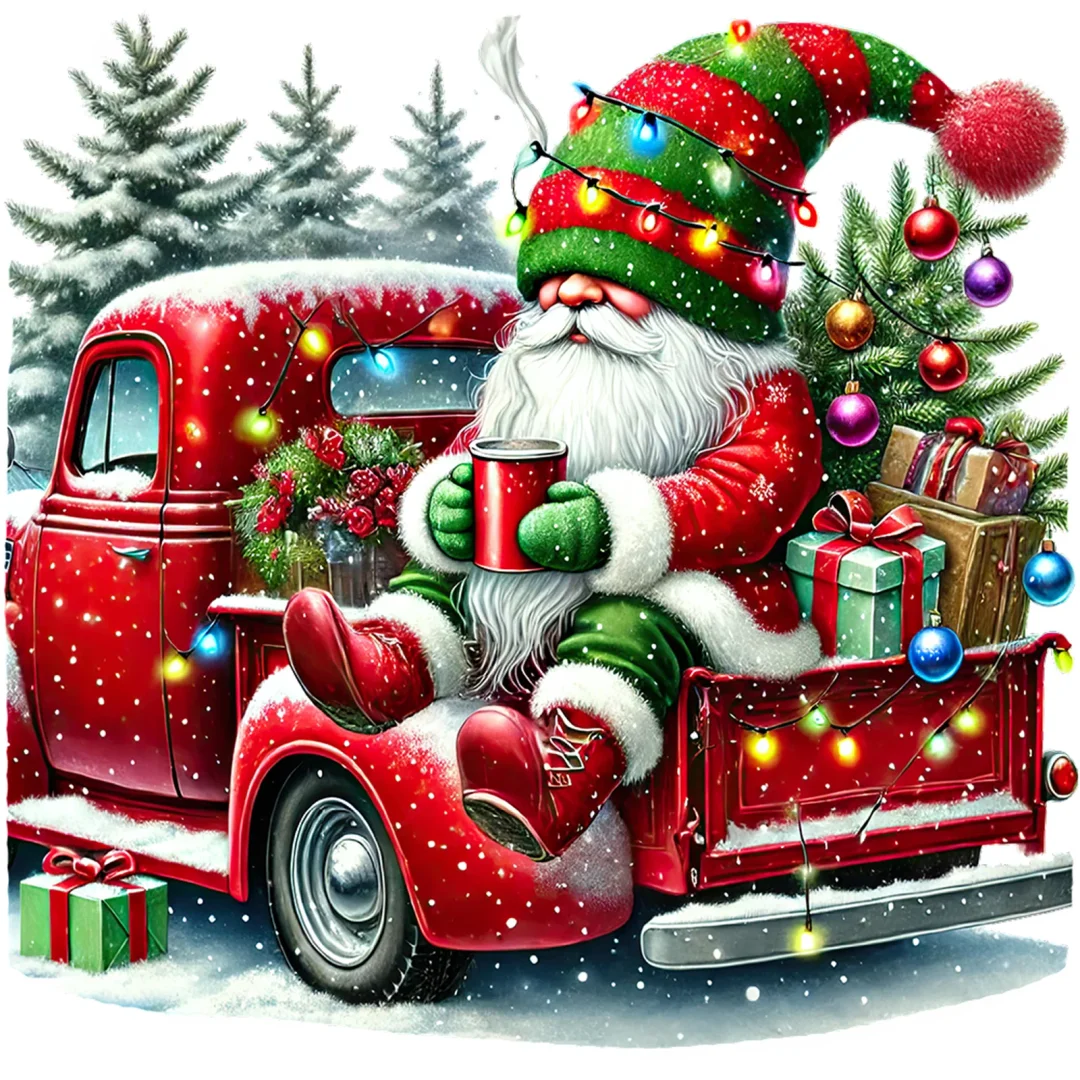 Paint by Numbers Kit Christmas Goblin