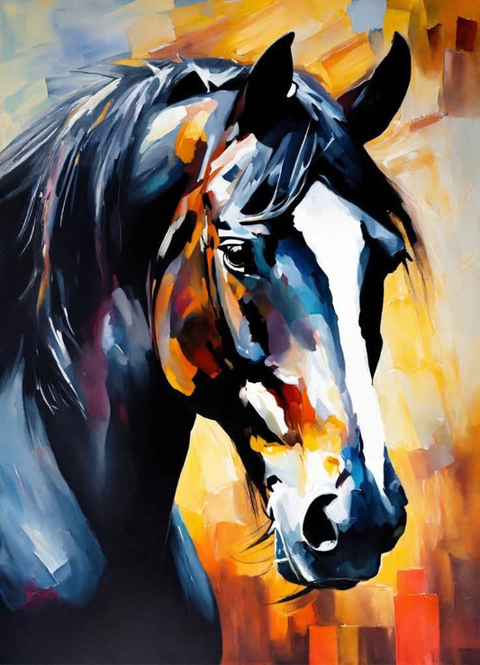 Paint by Numbers Kits Abstract Colorful Horse