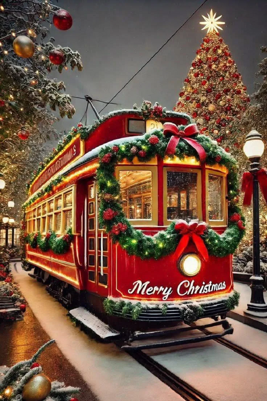 Paint by Numbers Kit Merry Christmas