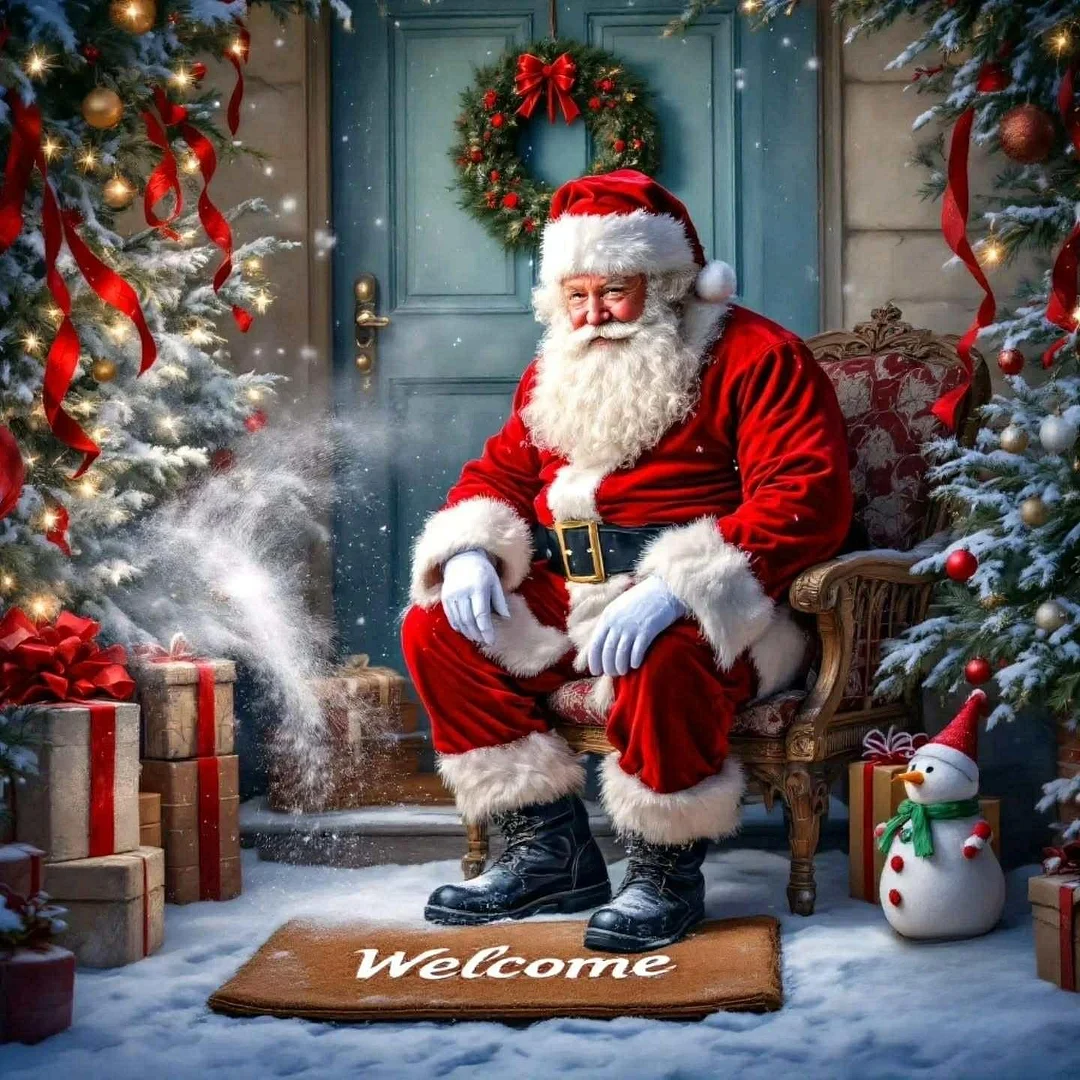 Paint by Numbers Kit Santa Claus