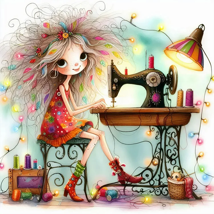 Paint by Numbers Kit Craft Girl