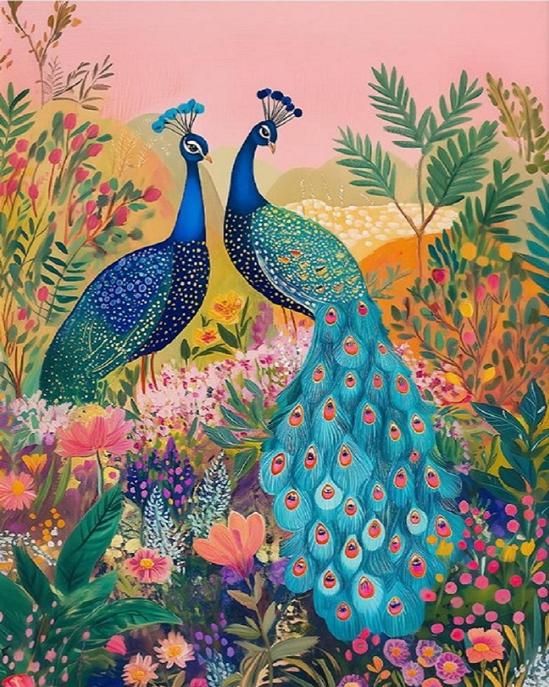 Paint by Numbers Kits Peacock