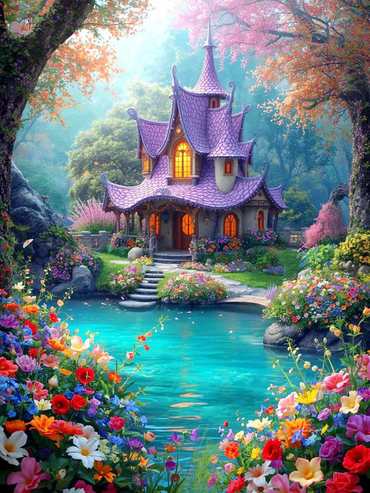 Paint by Numbers Kits Beautiful House