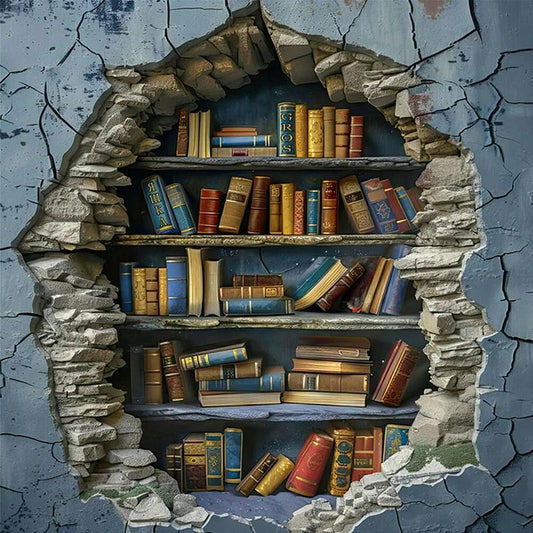 Paint by Numbers Kit Bookshelf