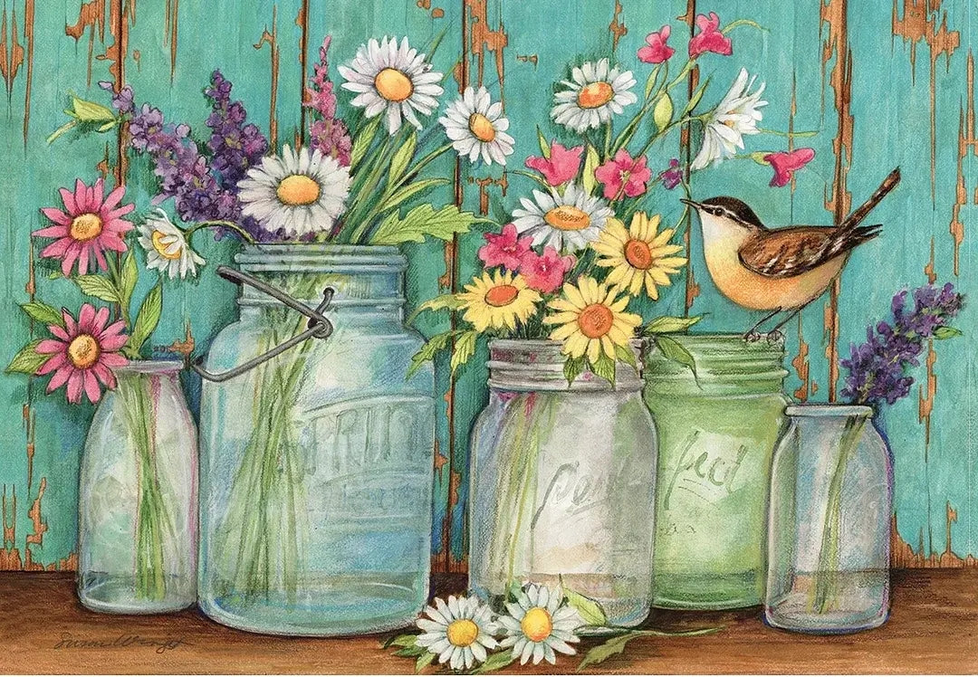 Paint by Numbers Kit Flowers In Vase
