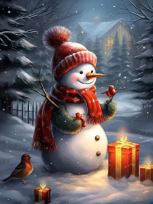 Paint by Numbers Kits Christmas Snowman