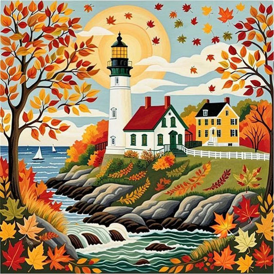 Paint by Numbers Kit Abstract Colorful Landscape