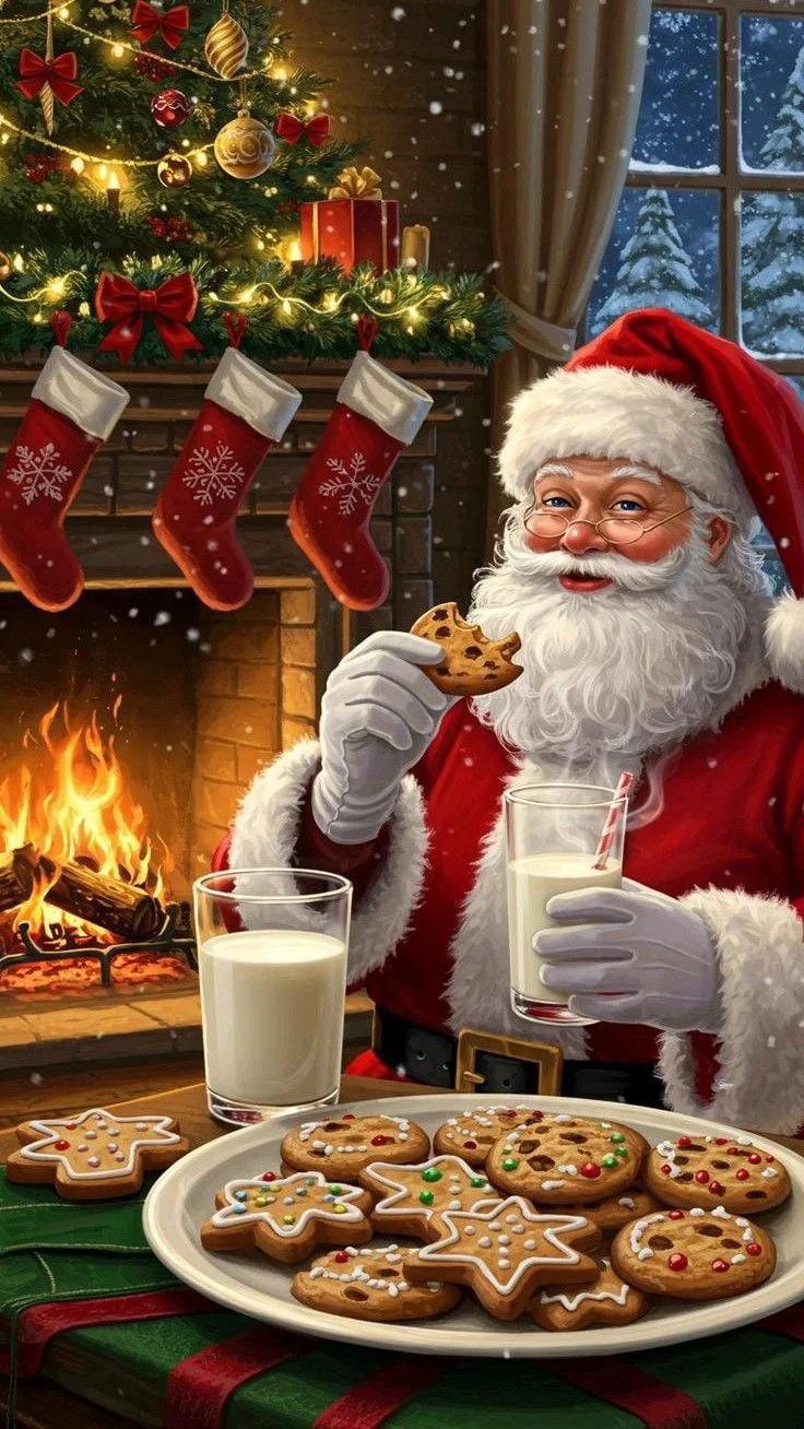 Paint by Numbers Kit Santa Claus