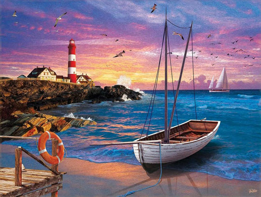 Paint by Numbers Kits Seaside Scenery