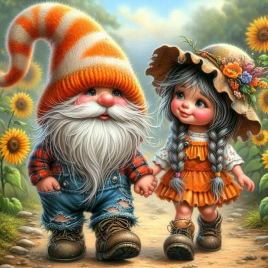 Paint by Numbers Kit Goblins and Little Girls