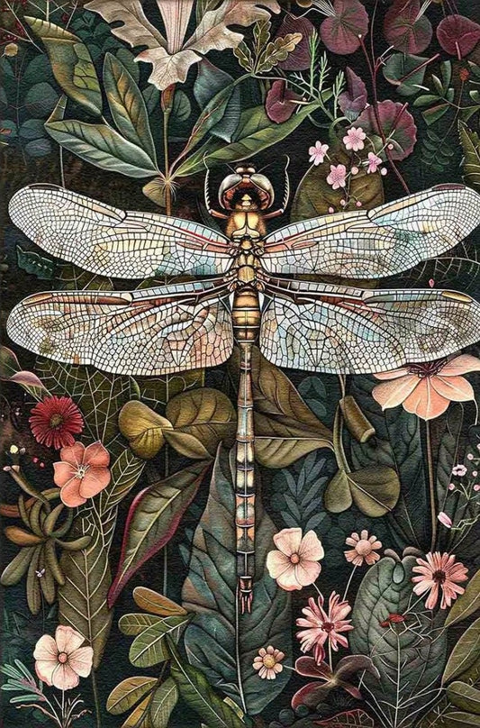 Paint by Numbers Kit Dragonfly