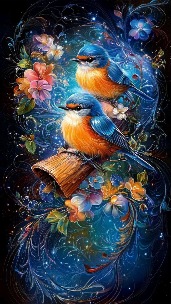 Paint by Numbers Kit Birds