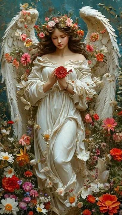 Paint by Numbers Kit Angel Girl