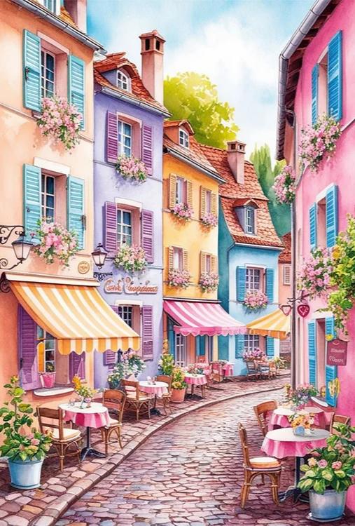 Paint by Numbers Kit Street View