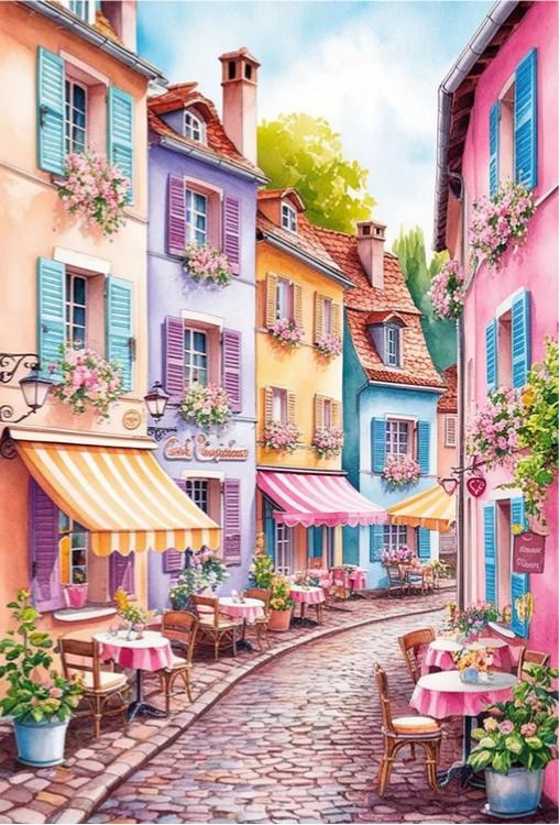 Paint by Numbers Kit Street View