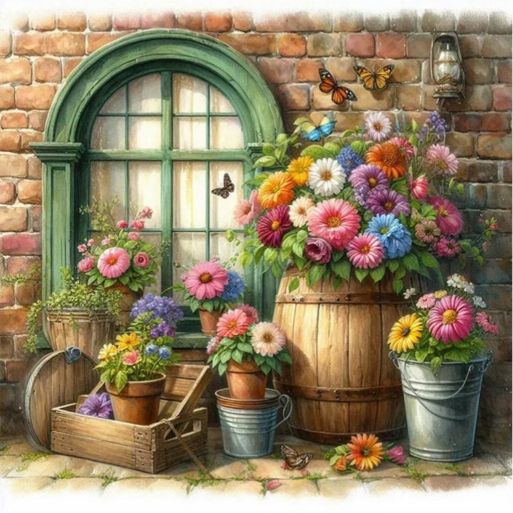 Paint by Numbers Kit Flowers