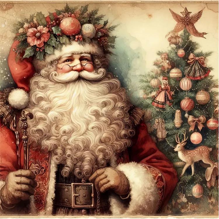 Paint by Numbers Kit Santa Claus