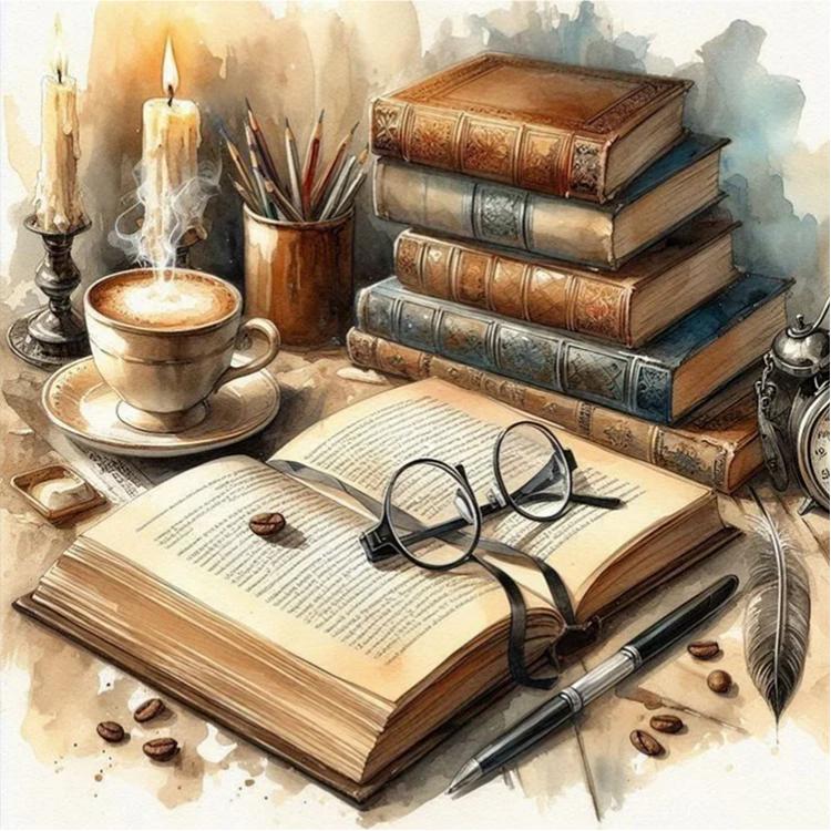 Paint by Numbers Kit Retro Desk