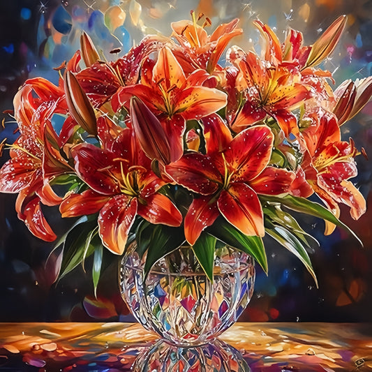 Paint by Numbers Kit Flowers