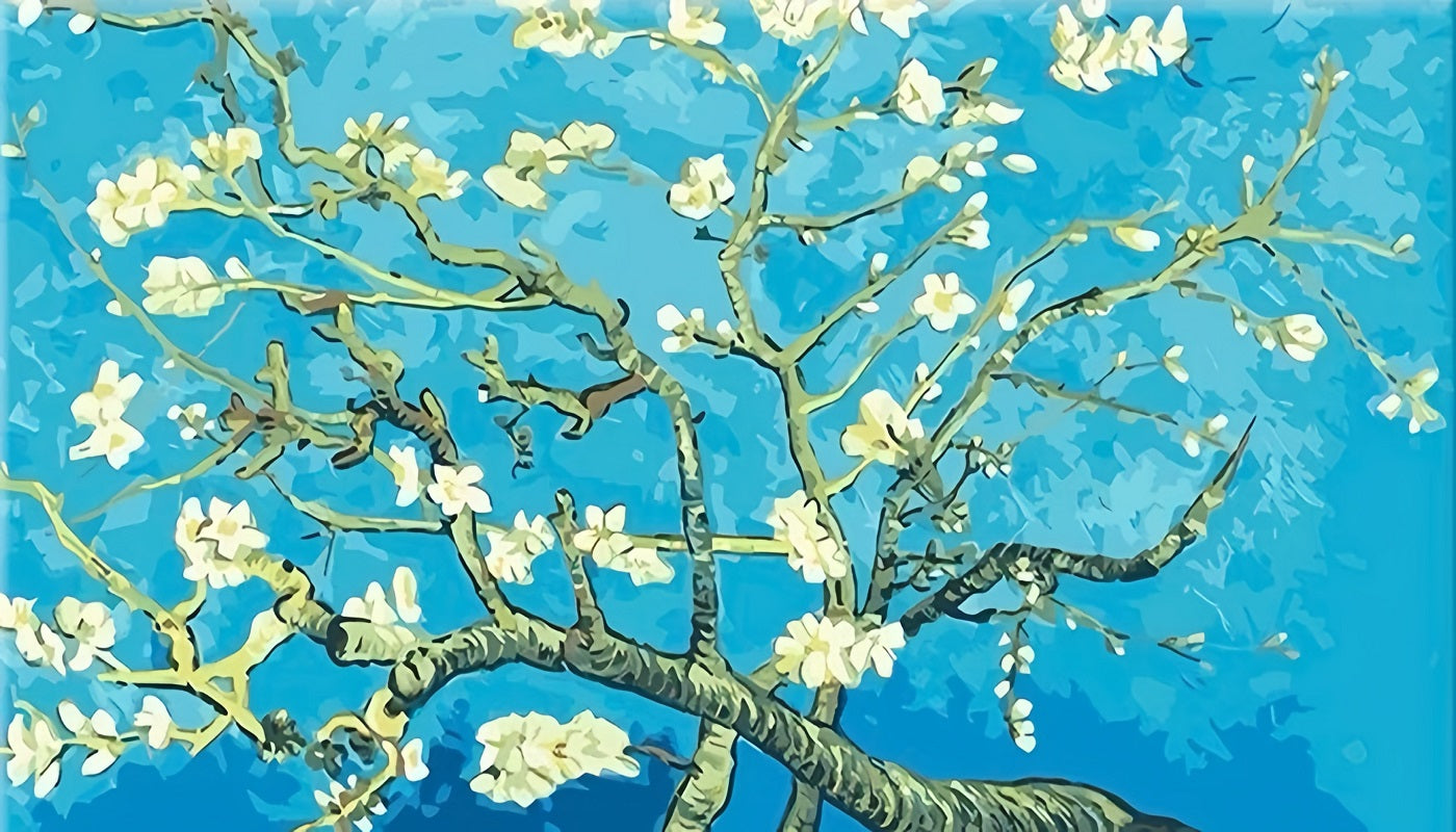 Paint by Numbers Kit Flowering Tree