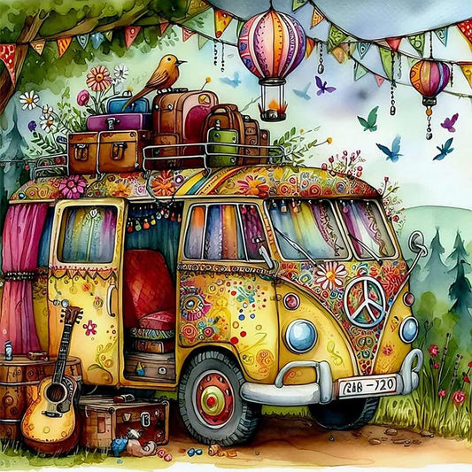 Paint by Numbers Kit Campervan