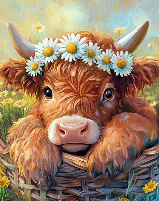 Paint by Numbers Kits Cute Cow