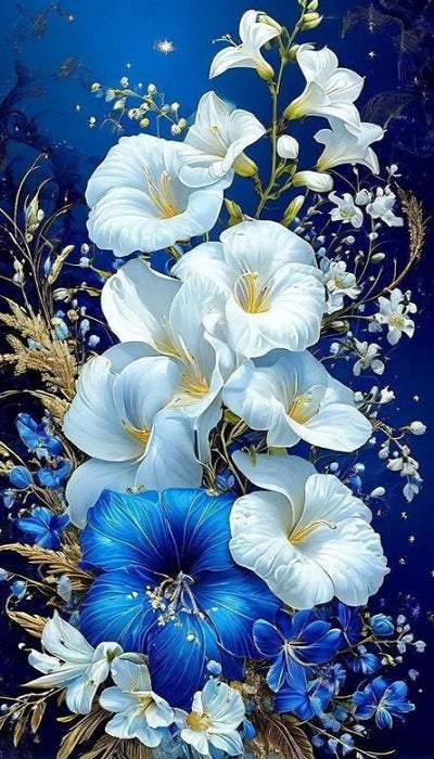 Paint by Numbers Kit Beautiful Flowers