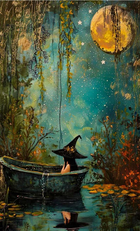 Paint by Numbers Kit The Witch in the Boat