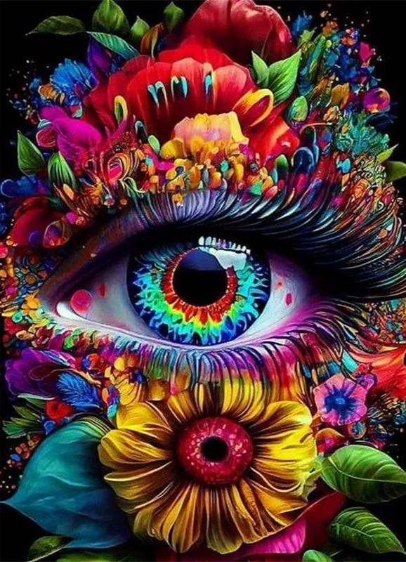 Paint by Numbers Kits Abstract Eyes