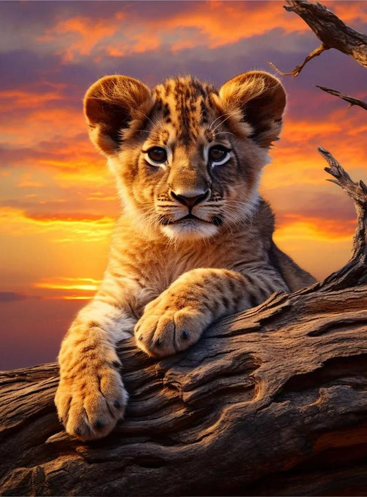 Paint by Numbers Kits Little Tiger