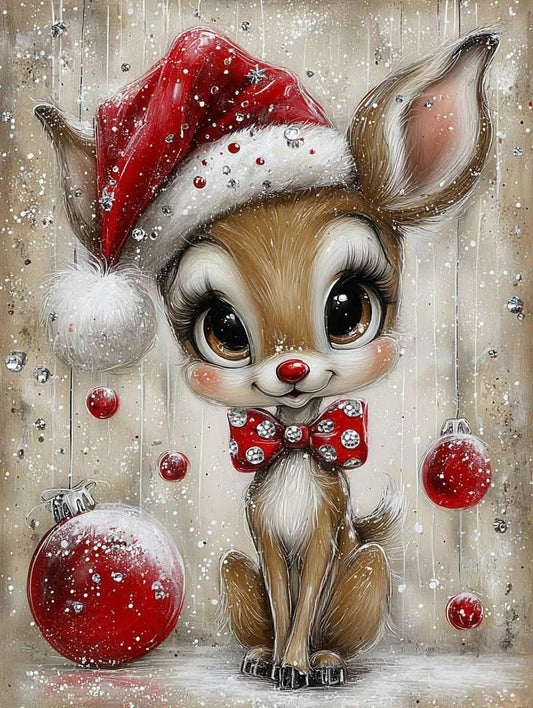 Paint by Numbers Kits Christmas Reindeer