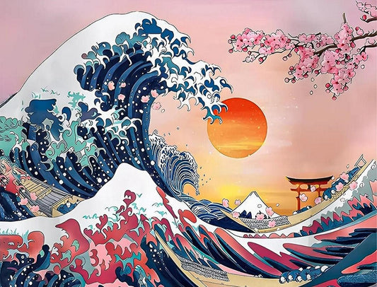 Paint by Numbers Kits Waves