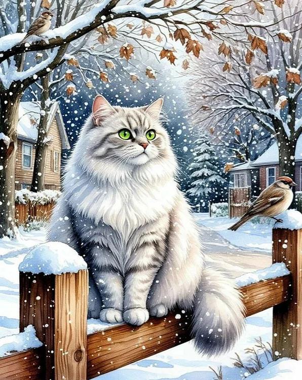 Paint by Numbers Kits Cat