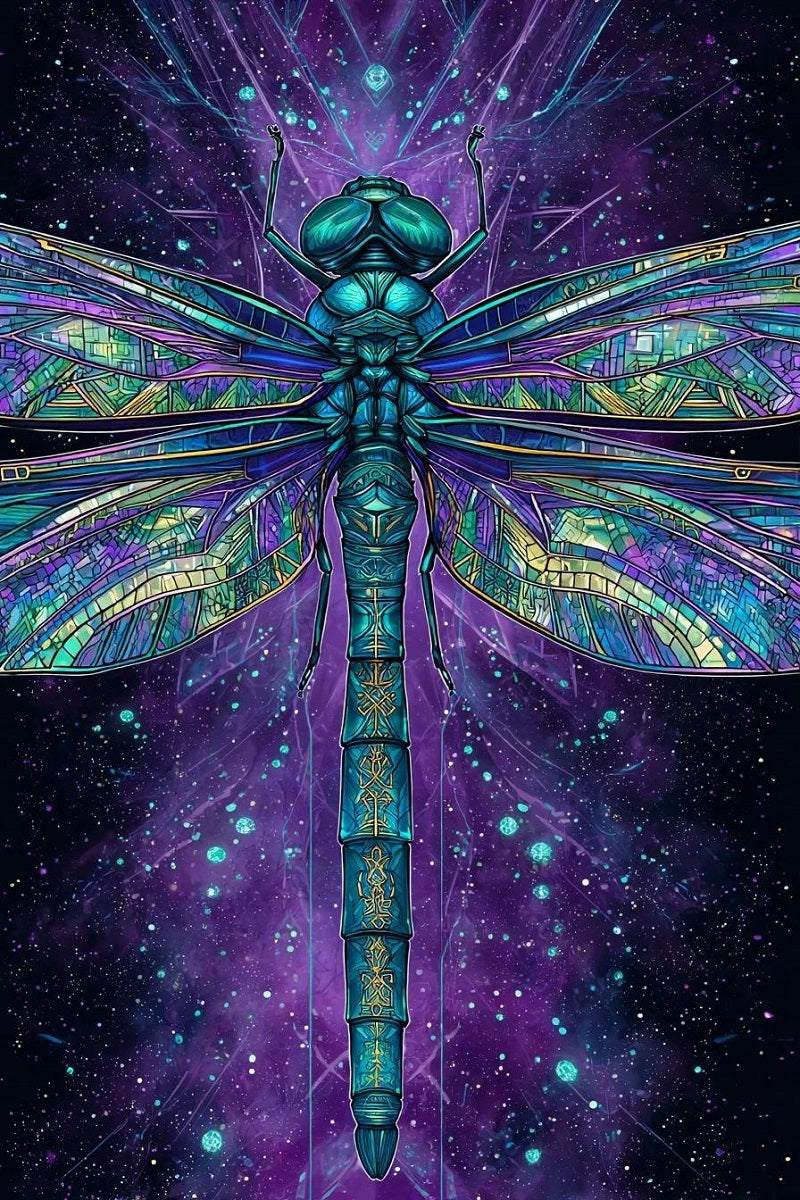 Paint by Numbers Kit Dragonfly