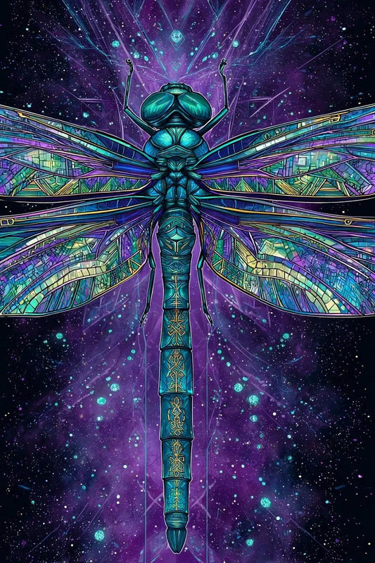 Paint by Numbers Kit Dragonfly