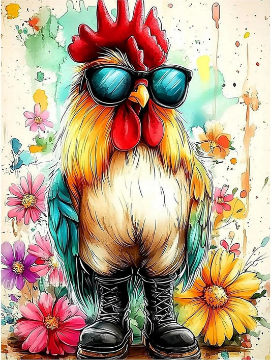 Paint by Numbers Kits Colorful Rooster